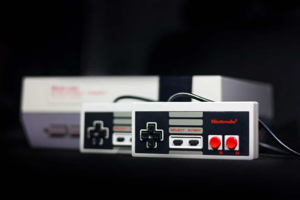 NES controllers.