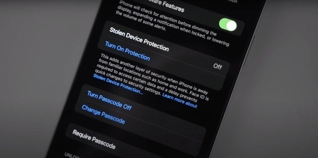 Enable iPhone Stolen Device Protection Now