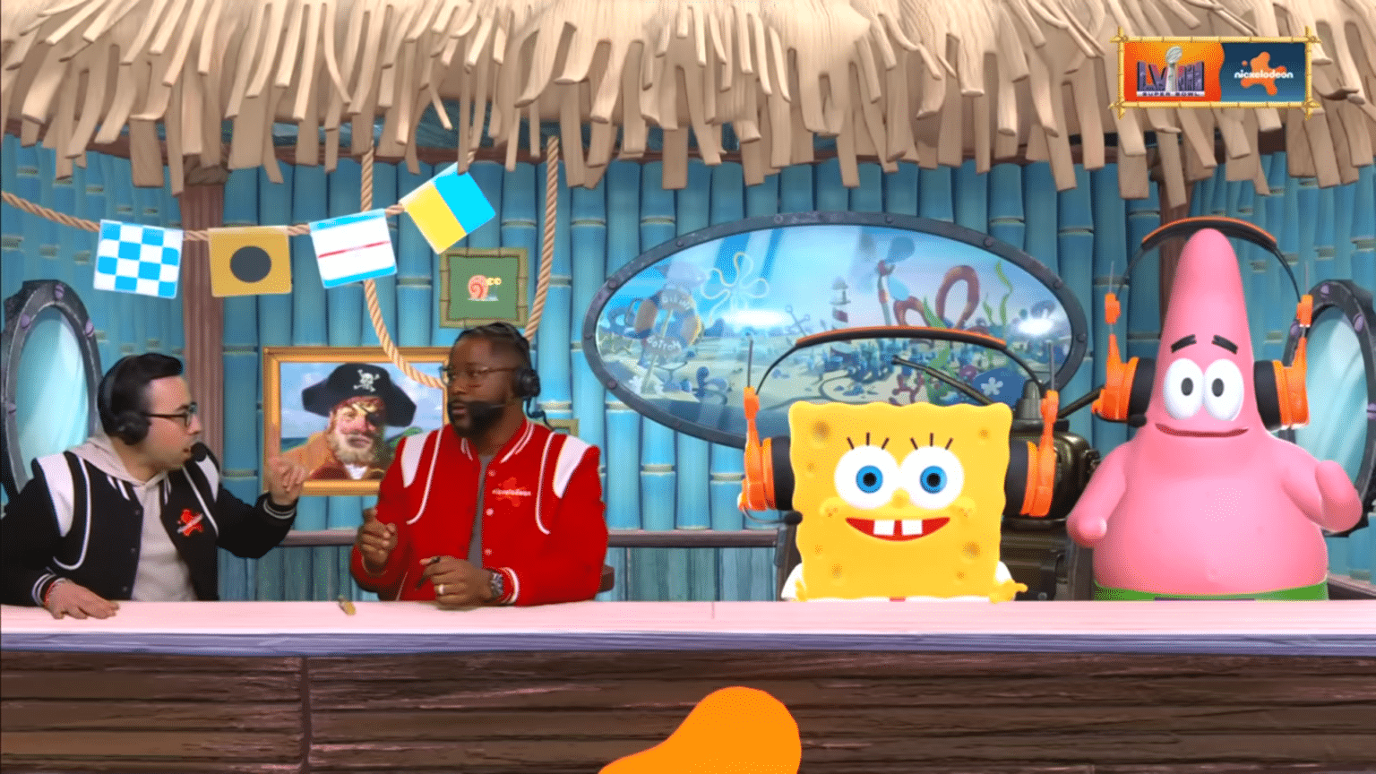 Spongebob at Super Bowl