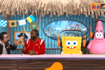Spongebob at Super Bowl