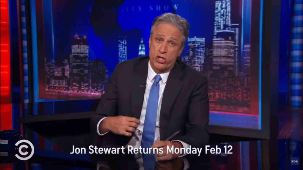 Jon Stewart's return to 'The Daily Show'