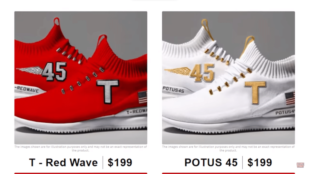Sneakers for trump's sneakers