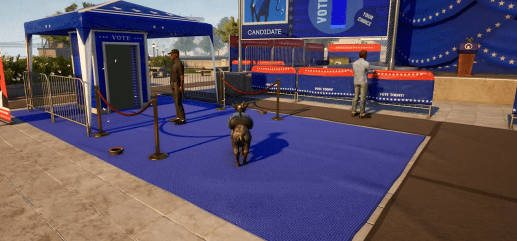 how to influence the voters in goat simulator 3