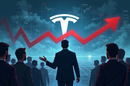 Tesla's earnings hitting a new low, with its largest revenue drop in a decade
