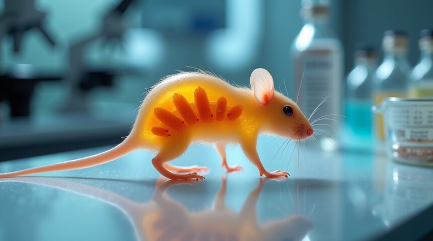 A discovery shows snack dye can make mice transparent in labs
