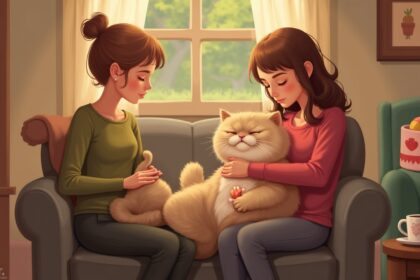 Cats might actually think you are their child and not the other way around