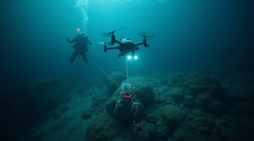 In Norway, underwater drones remove ghost fishing nets, rescuing trapped marine animals