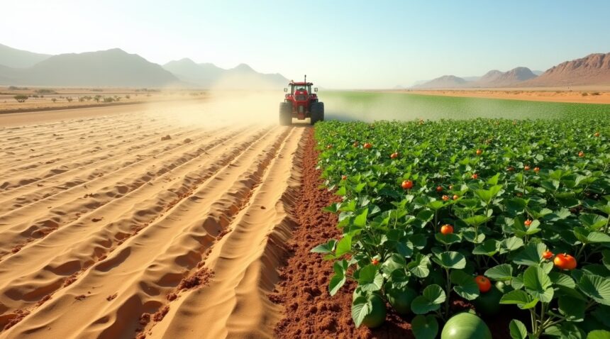 Norwegian tech is making deserts farmable by turning sand into soil in 7 hours