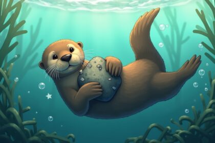 Otters have a small pocket in their skin where they store their favorite rock