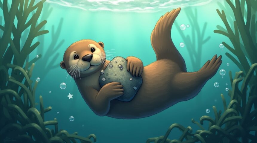 Otters have a small pocket in their skin where they store their favorite rock