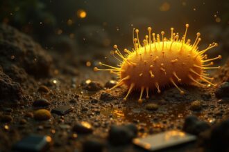 Scientists find a rare bacterium that eats toxic metals and produces pure gold