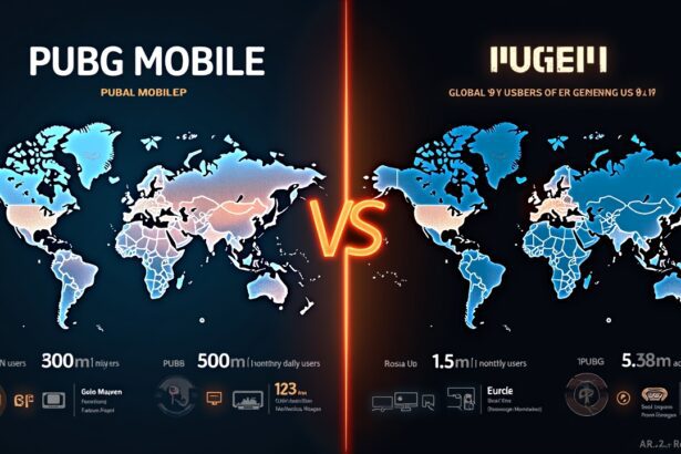 The player base in PUBG mobile as compared to PUBG on PC