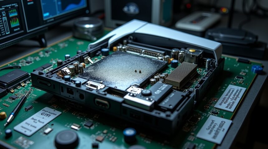 does the liquid metal in the ps5 leak