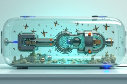 how a clock could be powered by dead flies