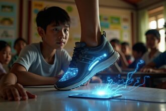 15-year-old Filipino student invented electricity generating shoes that charge your phone as you walk
