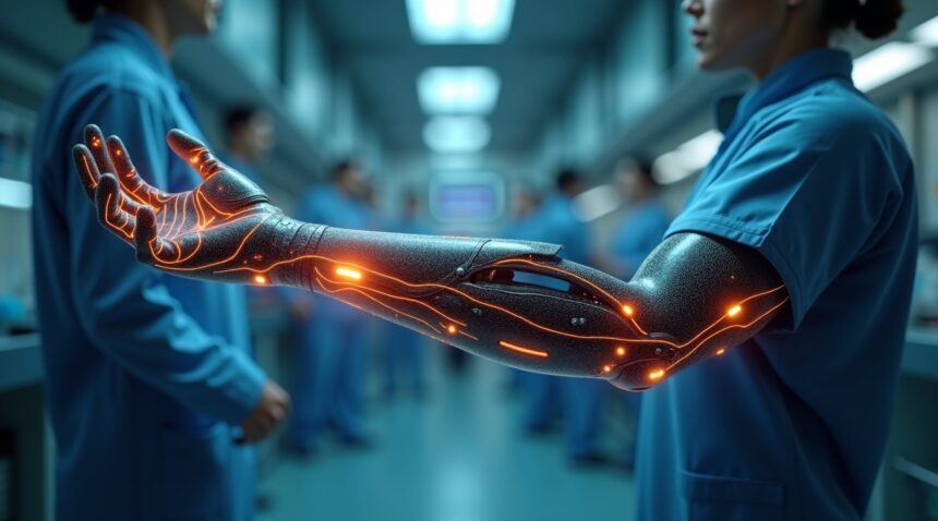 A prosthetic that can heal itself may soon make losing a limb feel less permanent than ever