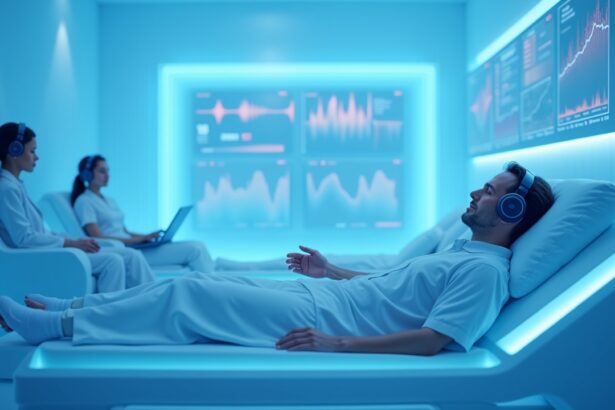 Scientists found that precise audio frequencies can calm the brain in minutues, wuth binaural beats cutting anxiety by nearly 30%