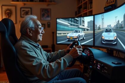 93 year old Japanese ex-taxi driver becomes YouTube legend at racing games