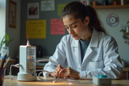 A Canadian teen has built a small dialysis machine for about five hundred dollars as a school project