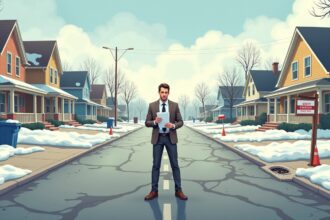 A man in Ohio thought he bough a vacant lot for his home. but he actually bought the entire street itself