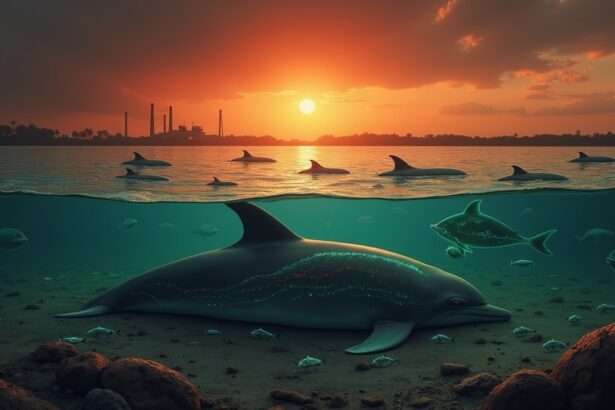 Dolphinss are now showing Alzheimer's symptoms because of polluted water