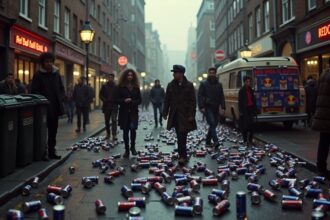 In 1994, Redbull was throwing empty cans in crowded places to make the public believe everyone was drinking it