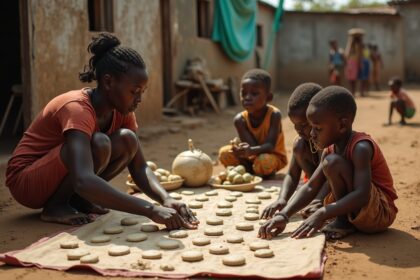 In the poorest parts of Haiti, people make Mud Cookies in order to fight hunger and starvation