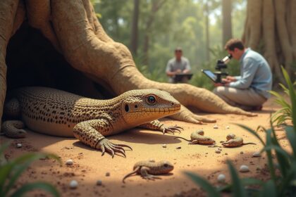 Scientists catch evolution in action as an Australian lizard transitions from laying eggs to giving live birth