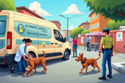 A dog is arrested for trying to escape rabies vaccine in Argentina
