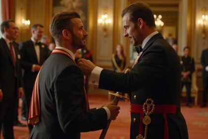 David Beckham finally receives his knighthood for services to sport and charity