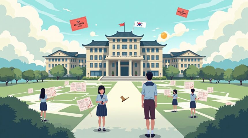 For the first time, South Korea's top univesities rejected 45 students with excellent grades because they had past bullying records