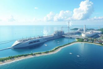 In Japan, a remarkable new kind of power plant is generating electricit, without sunlight, wind, or fuel. It harnesses something called blue energy