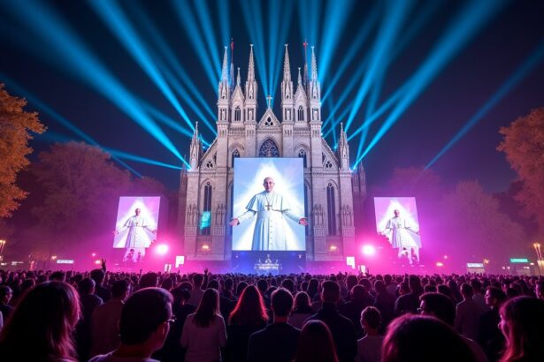 In an unprecedented blend of spirituality and modernity, Pope Leo appeared at an electronic music rave to mark the 75th birthday of Archbishop Bernard Bober.