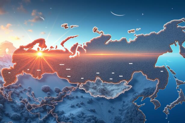 Russia is so large that it spans an incredible range of time zones