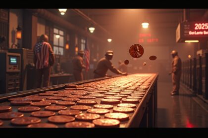 The United States ended production of the penny recently